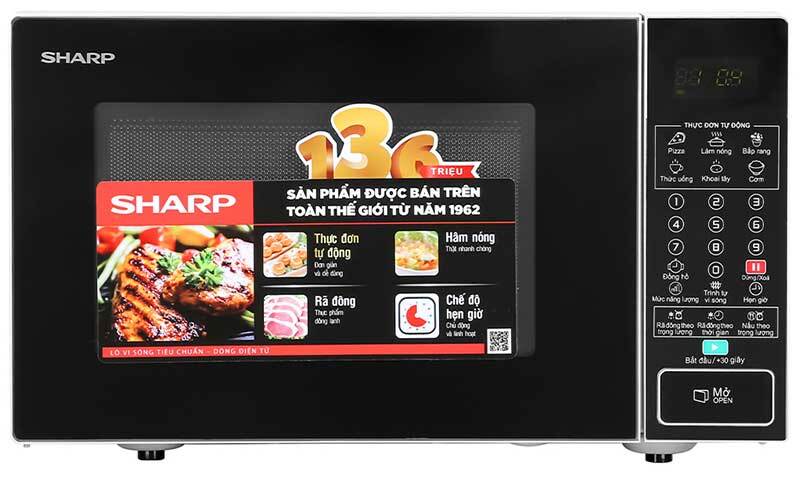 Lò vi sóng Sharp R-370VN-S 23 lít 1 Lò vi sóng Sharp R-370VN-S 23 lít